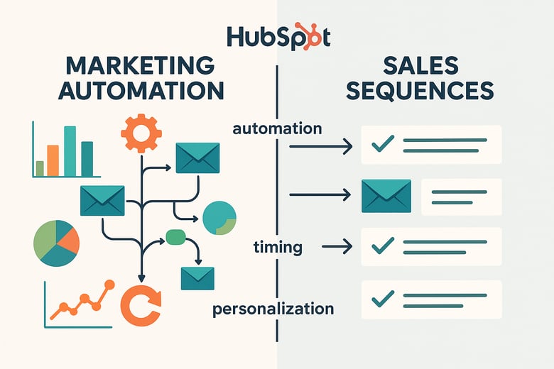 When to Use Marketing Automation and When to Use Sales Sequences in HubSpot