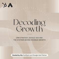 Decoding Growth podcast. Hear how we think before you book a call.