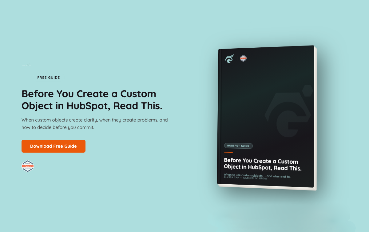 eBook: Starting With Custom Objects In HubSpot and use cases